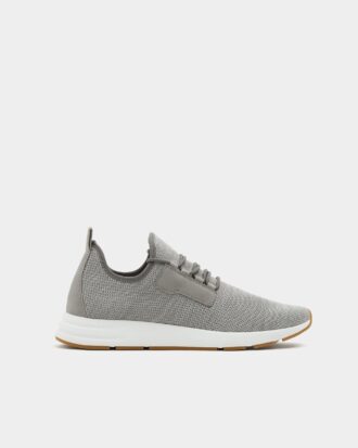 Grey mesh sock sneakers